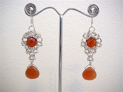 Picture of Carnelian and 925 Silver Components
