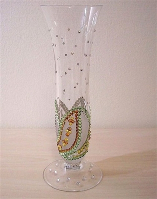 Picture of Crystal Vase decorated with Swarovski Crystals