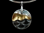 Picture of Art Clay Silver and 24 carat Gold foil.