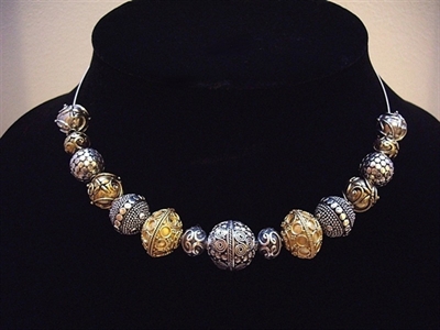 Picture of 925 Silver and 24 carat Gold plated Components