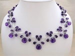 Picture of Amethyst, Swarovski Crystals and 925 Silver Components