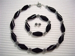 Picture of Black Onyx and 925 Silver Components
