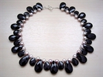 Picture of Fresh Water Pearls and Black Onyx and 925 Silver Components
