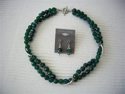 Picture of Green Onyx and 925 Silver Components