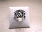 Picture of Handcrafted Ring Art Clay Silver