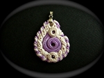 Picture of Polymer clay and Swarovski.