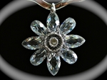 Picture of Art Clay Silver and Cubic zirconia.