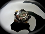 Picture of Swarovski brass ring.
