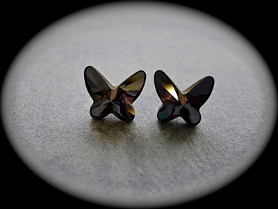 Picture of Swarovski butterflies earrings
