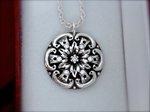 Picture of Art Clay Silver & Cubic Zirconia Pendant.