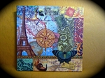 Picture of Wall decor - Decoupage