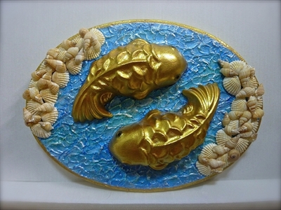 Picture of Wall decor - Yamabuki Fish